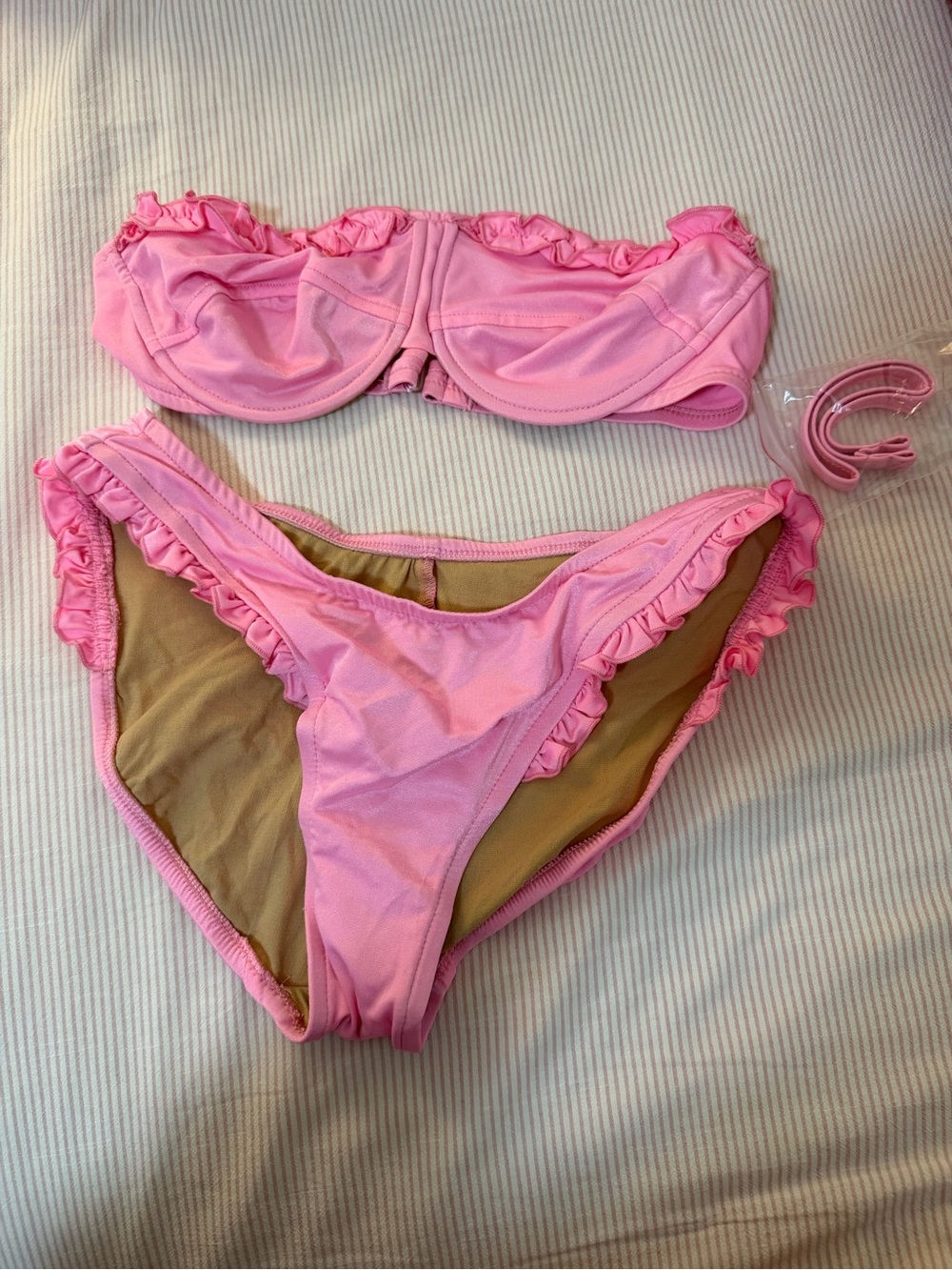 1960s JC PENNY strapless swimsuit bikini